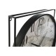 Стенен часовник Home ESPRIT Бял Черен Метал Дървен MDF 62 x 6 x 65 cm (2 броя)