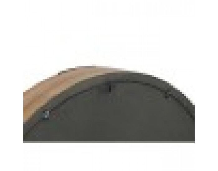 Стенен часовник Home ESPRIT Сребрист Естествен Метал Кристал 80 X 8,5 X 80 cm