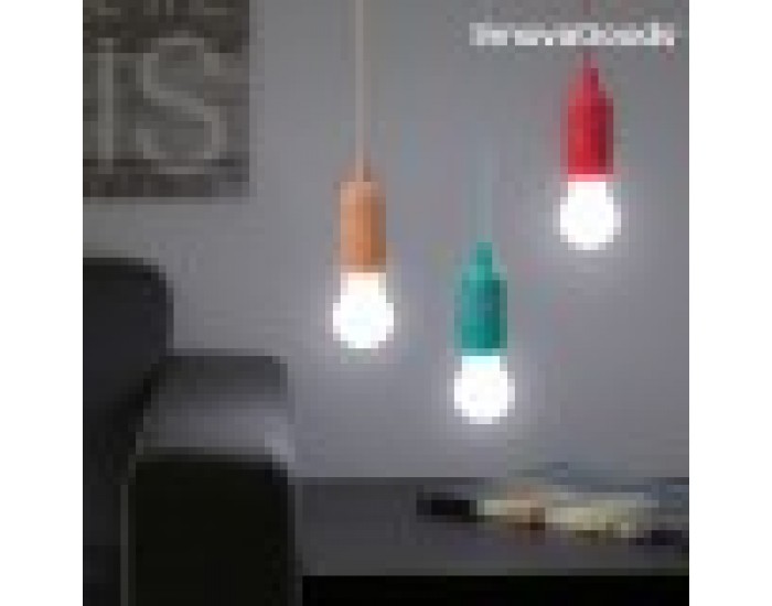 Преносима LED Крушка с Кабел InnovaGoods Преносима LED Крушка с Кабел InnovaGoods