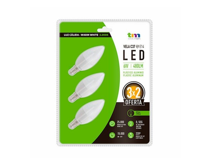 LED крушка TM Electron E14 3000 K LED крушка TM Electron E14 3000 K