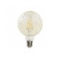 LED крушка DKD Home Decor E27 Кехлибар 220 V 4 W 450 lm (9,5 x 9,5 x 14 cm) - Осветителни тела