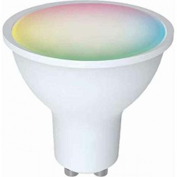 LED крушка Denver Electronics SHL-450 RGB Wifi GU10 5W Бял 5 W A++ GU10 300 Lm A-G 2700K - Осветителни тела