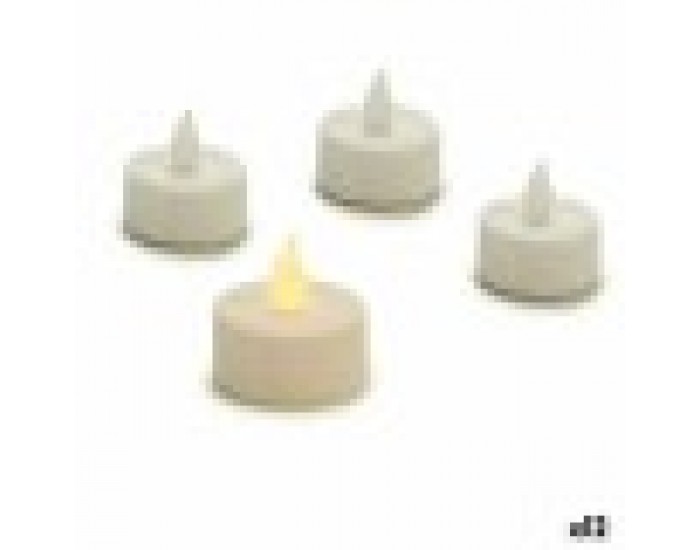 Комплект Свещи LED Бял 4 x 4 x 3,7 cm (12 броя) Комплект Свещи LED Бял 4 x 4 x 3,7 cm (12 броя)