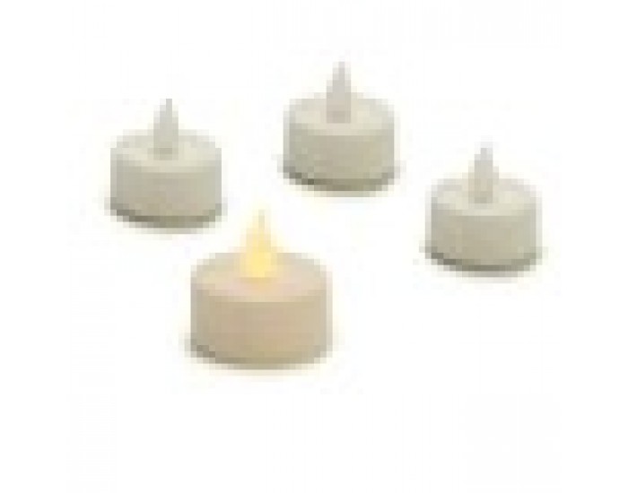 Комплект Свещи LED Бял 4 x 4 x 3,7 cm (12 броя) Комплект Свещи LED Бял 4 x 4 x 3,7 cm (12 броя)
