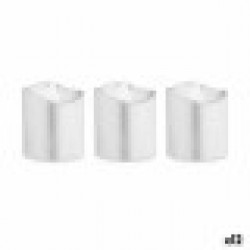 Комплект Свещи LED Сребрист 3,7 x 3,7 x 5 cm (12 броя) - Осветителни тела