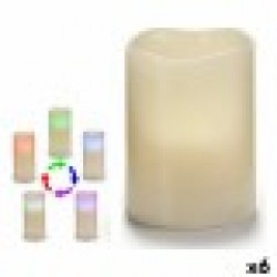 LED Свещ Бял 7,5 x 10 x 7,5 cm (6 броя) - Осветителни тела