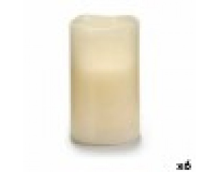 LED Свещ Сметана 7,5 x 12,5 x 7,5 cm (6 броя) LED Свещ Сметана 7,5 x 12,5 x 7,5 cm (6 броя)