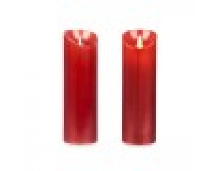 LED Свещ Червен 8 x 8 x 25 cm (12 броя) LED Свещ Червен 8 x 8 x 25 cm (12 броя)