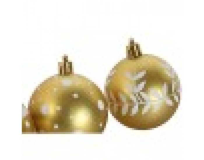 Коледни топки Home ESPRIT Червен Златен PVC 25 x 6 x 25 cm (16 Части) Коледни топки Home ESPRIT Червен Златен PVC 25 x 6 x 25 cm (16 Части)
