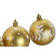 Коледни топки Home ESPRIT Червен Златен PVC 25 x 6 x 25 cm (16 Части) Коледни топки Home ESPRIT Червен Златен PVC 25 x 6 x 25 cm (16 Части)