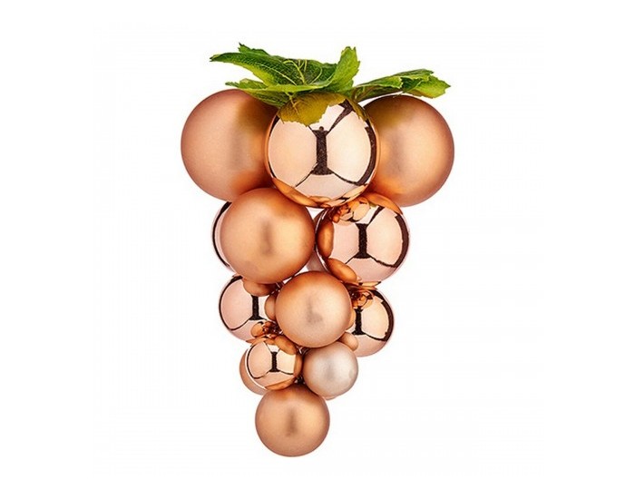 Коледни топки Среда Грозде Мед Пластмаса