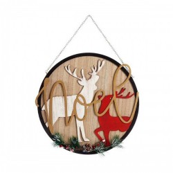 Плакат Noel Царица Метал Дървен MDF (29 x 1 x 29 cm) - Сезонни и Празнични Декорации