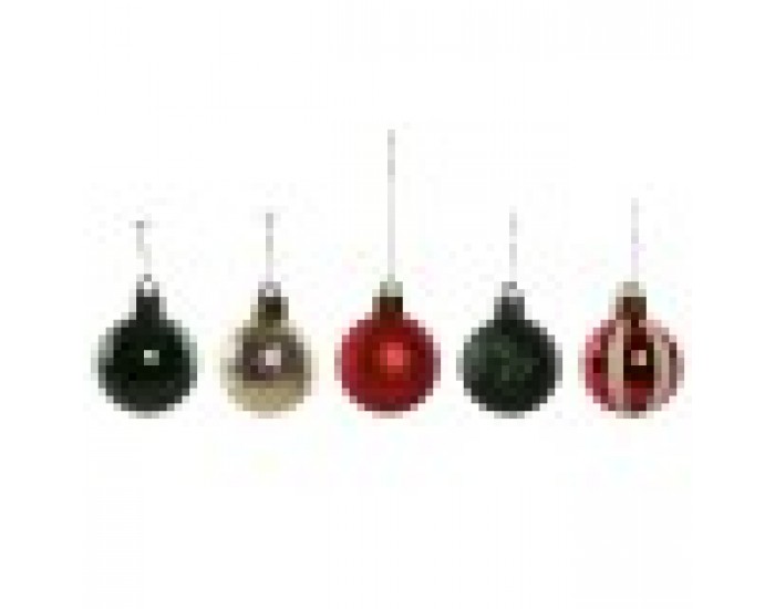 Коледни топки Home ESPRIT Червен Зелен полиетилен 27 x 4 x 26 cm (20 Части) Коледни топки Home ESPRIT Червен Зелен полиетилен 27 x 4 x 26 cm (20 Части)