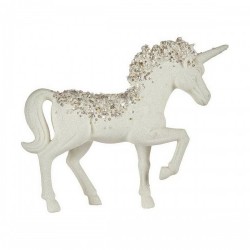 Декоративна фигурка Еднорог Бял (9,5 x 31 x 40 cm) - Сезонни и Празнични Декорации