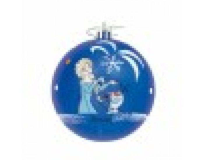 Коледна топка Frozen Memories 6 броя Син Бял Пластмаса (Ø 8 cm) Коледна топка Frozen Memories 6 броя Син Бял Пластмаса (Ø 8 cm)