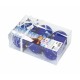 Коледна топка Frozen Memories 6 броя Син Бял Пластмаса (Ø 8 cm) Коледна топка Frozen Memories 6 броя Син Бял Пластмаса (Ø 8 cm)