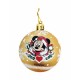 Коледна топка Minnie Mouse Lucky Златен 10 броя Пластмаса (Ø 6 cm)