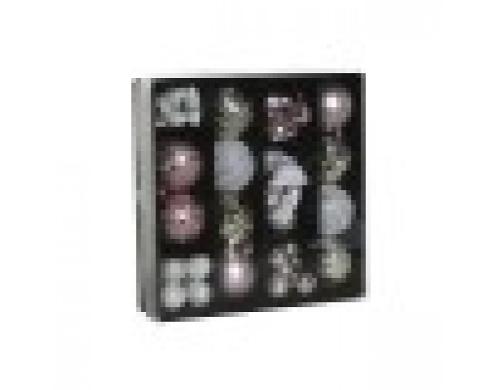 Коледни топки Home ESPRIT Розов PVC 25 x 6 x 25 cm Коледни топки Home ESPRIT Розов PVC 25 x 6 x 25 cm