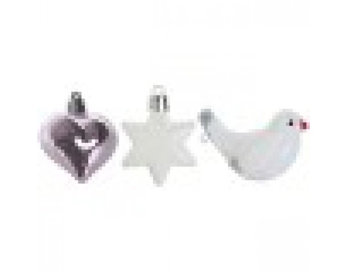Коледни топки Home ESPRIT Розов PVC 25 x 6 x 25 cm Коледни топки Home ESPRIT Розов PVC 25 x 6 x 25 cm