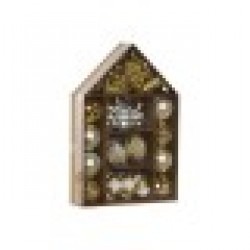 Коледни топки Home ESPRIT Златен PVC 24 x 6 x 35 cm - Сезонни и Празнични Декорации