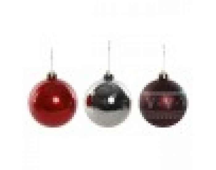 Коледни топки Home ESPRIT Червен Сребрист полиетилен 21,5 x 21,5 x 22,5 cm (15 Части) Коледни топки Home ESPRIT Червен Сребрист полиетилен 21,5 x 21,5 x 22,5 cm (15 Части)