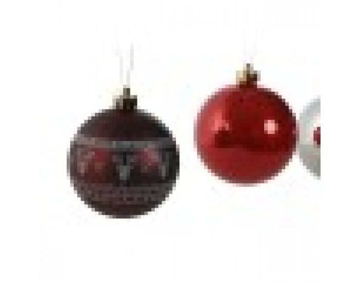Коледни топки Home ESPRIT Червен Сребрист полиетилен 21,5 x 21,5 x 22,5 cm (15 Части) Коледни топки Home ESPRIT Червен Сребрист полиетилен 21,5 x 21,5 x 22,5 cm (15 Части)