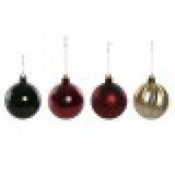 Коледни топки Home ESPRIT Червен Зелен полиетилен 28 x 12 x 42 cm (34 Части) - Сезонни и Празнични Декорации