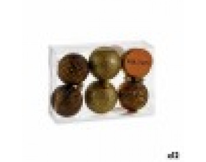 Christmas Balls Set Ø 6 cm Зелен PVC (12 броя) Christmas Balls Set Ø 6 cm Зелен PVC (12 броя)