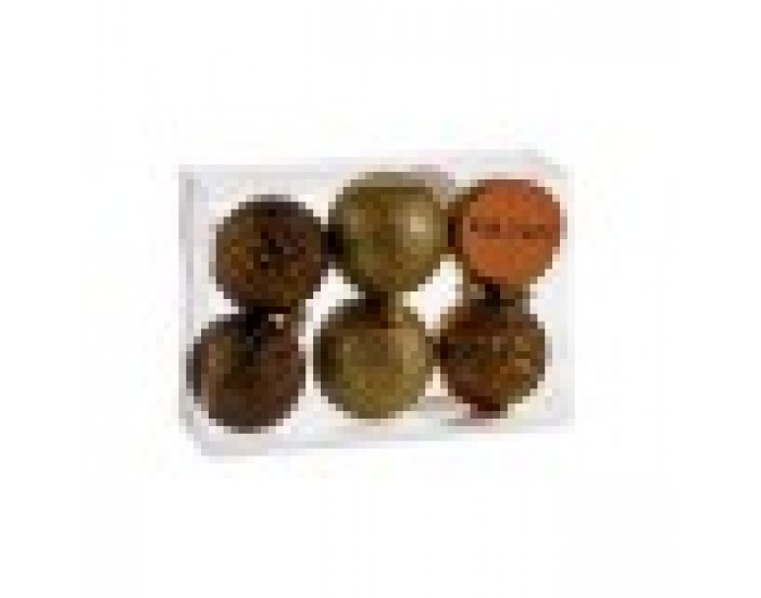 Christmas Balls Set Ø 6 cm Зелен PVC (12 броя) Christmas Balls Set Ø 6 cm Зелен PVC (12 броя)