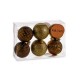 Christmas Balls Set Ø 6 cm Зелен PVC (12 броя) Christmas Balls Set Ø 6 cm Зелен PVC (12 броя)