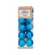 Christmas Balls Set Ø 3 cm Син Пластмаса (12 броя) Christmas Balls Set Ø 3 cm Син Пластмаса (12 броя)