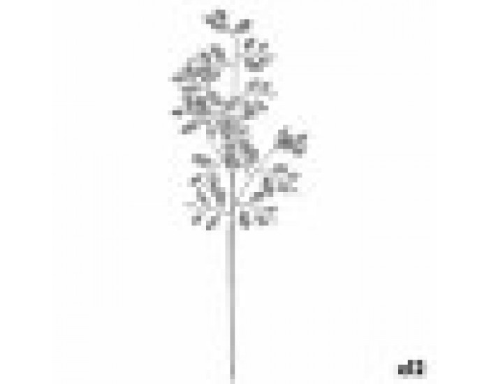 Клон Пурпурин Сребрист Метал Пластмаса 41 x 75 x 2,5 cm (12 броя)