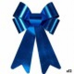 Ласо Коледна Украса Син PVC 24 x 36 x 5 cm (12 броя) - Сезонни и Празнични Декорации