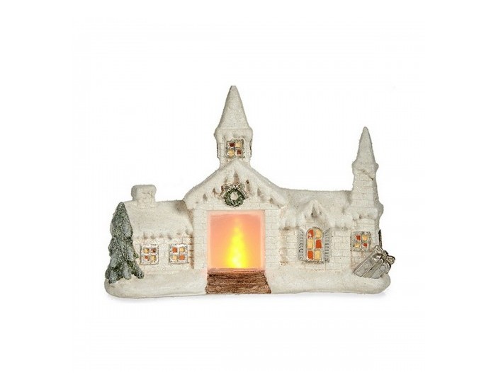 Декоративна фигурка Коледа Къща Керамика (10,2 x 30,2 x 40 cm) Декоративна фигурка Коледа Къща Керамика (10,2 x 30,2 x 40 cm)
