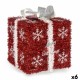Подаръчна кутия Бял Червен Сребрист полипропилен PET 20 x 23 x 20 cm (6 броя) Подаръчна кутия Бял Червен Сребрист полипропилен PET 20 x 23 x 20 cm (6 броя)