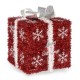 Подаръчна кутия Бял Червен Сребрист полипропилен PET 20 x 23 x 20 cm (6 броя) Подаръчна кутия Бял Червен Сребрист полипропилен PET 20 x 23 x 20 cm (6 броя)