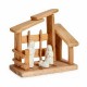 Рождествена Коледна Сцена Бял Естествен Дървен Керамика 18 x 17 x 8 cm (2 броя) Рождествена Коледна Сцена Бял Естествен Дървен Керамика 18 x 17 x 8 cm (2 броя)
