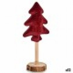 Коледно дърво полиестер Кестен Дървен 9,5 x 32 x 13 cm (12 броя) - Сезонни и Празнични Декорации
