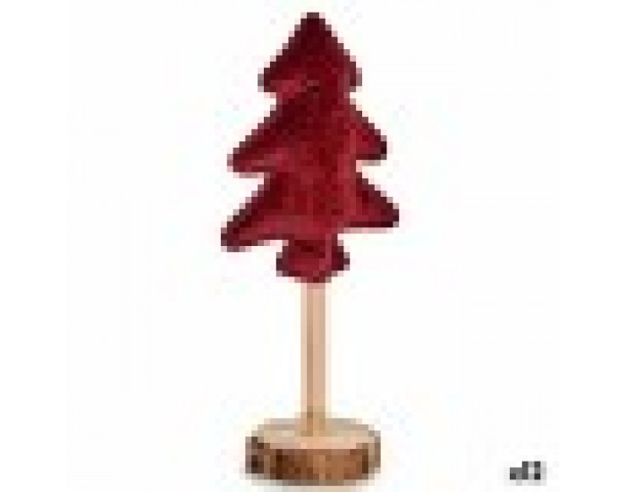 Коледно дърво полиестер Кестен Дървен 9,5 x 32 x 13 cm (12 броя)