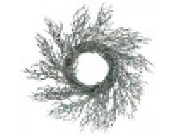 Коледен венец Клон Син Пластмаса 50 x 10 x 50 cm (2 броя)