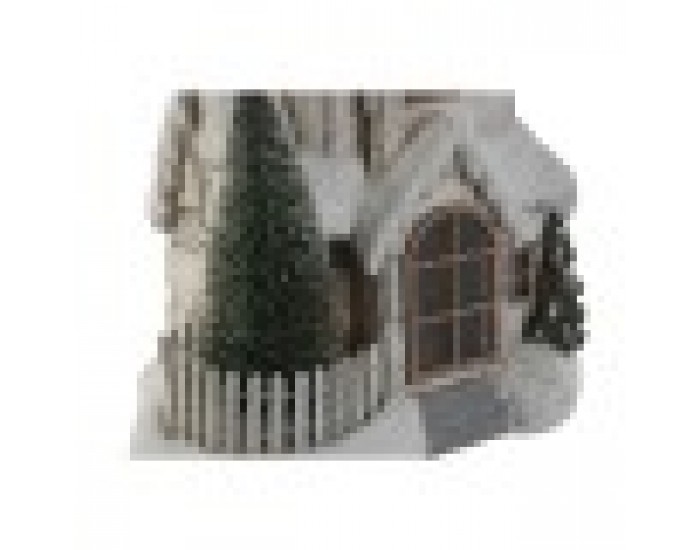 Ярка декорация Home ESPRIT Бял Зелен Естествен Къща 35 x 20 x 51 cm Ярка декорация Home ESPRIT Бял Зелен Естествен Къща 35 x 20 x 51 cm