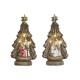 Рождествена Коледна Сцена Home ESPRIT Зелен Сив Магнезиев 23 x 13,5 x 45 cm (2 броя) Рождествена Коледна Сцена Home ESPRIT Зелен Сив Магнезиев 23 x 13,5 x 45 cm (2 броя)