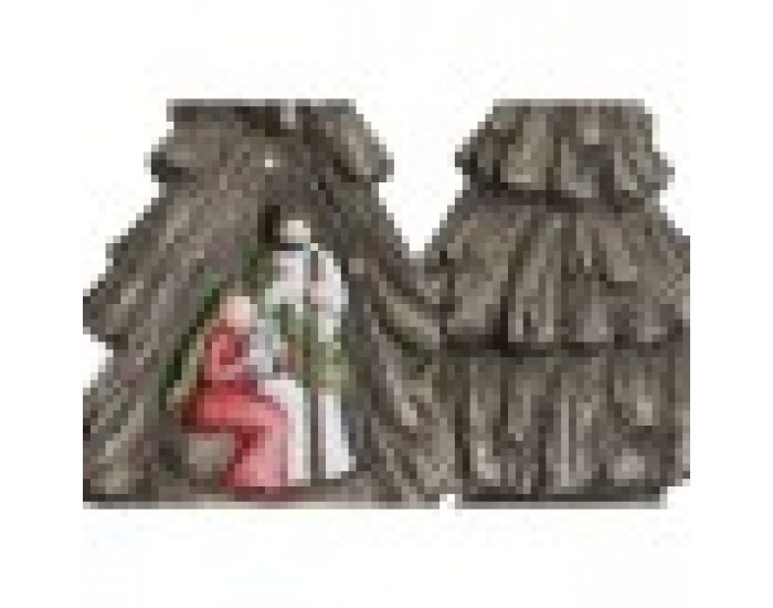 Рождествена Коледна Сцена Home ESPRIT Зелен Сив Магнезиев 23 x 13,5 x 45 cm (2 броя) Рождествена Коледна Сцена Home ESPRIT Зелен Сив Магнезиев 23 x 13,5 x 45 cm (2 броя)