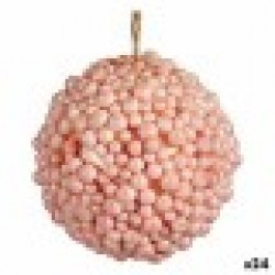 Коледна топка Розов Пластмаса 8 x 8 x 8 cm (24 броя) - Сезонни и Празнични Декорации