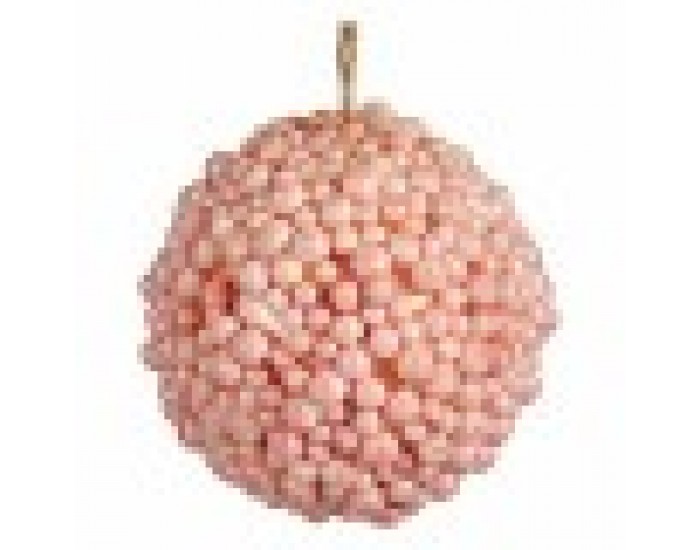 Коледна топка Розов Пластмаса 8 x 8 x 8 cm (24 броя)