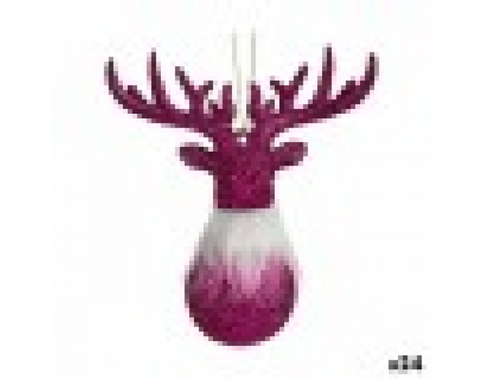 Коледна Украса Царица Фуксия Пластмаса Пурпурин 13,5 x 15,5 x 7 cm (24 броя)