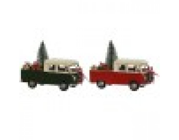 Коледна Украса Home ESPRIT Червен Зелен 26,5 x 12 x 19 cm (2 броя)