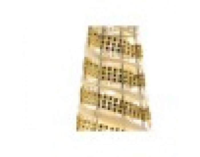 Коледна Украса DKD Home Decor Бял Златен 20 x 20 x 80 cm (3 Части)