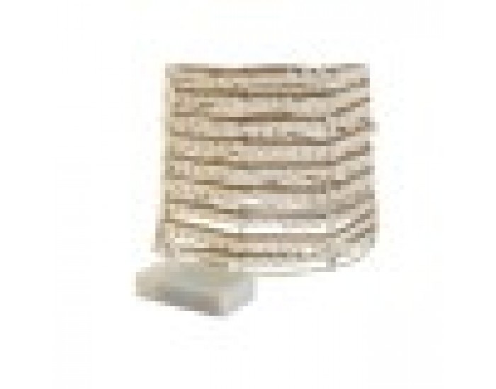 Коледна Украса DKD Home Decor Бял Златен Естествен 20 x 20 x 80 cm (3 Части)