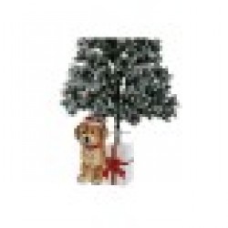 Основа Home ESPRIT Магнезиев 33,5 x 33 x 43 cm Коледно дърво - Сезонни и Празнични Декорации